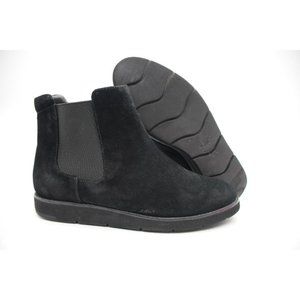 Johnston & Murphy Black Suede Slip On Chukka Boots Women's Size 8M
